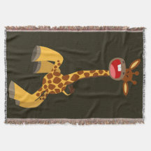 Cute Cartoon Dancing Giraffe