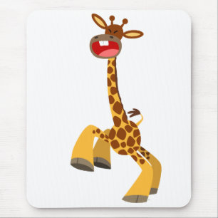 Cute Cartoon Dancing Giraffe Mousepad Muismat