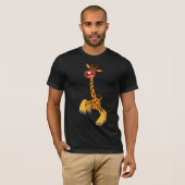 Cute Cartoon Dancing Giraffe T-Shirt (Voorkant volledig)