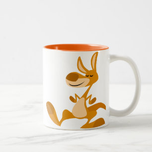 Cute Cartoon Dancing Kangaroo Mok