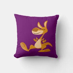 Cute Cartoon Dancing Kangaroo Pillow Kussen