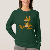 Cute Cartoon Dancing Kangaroo Women T-Shirt (Voorkant)