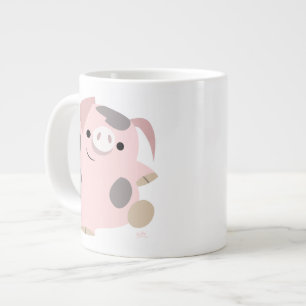 Cute Cartoon Dancing Pig Jumbo Mok