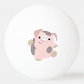 Cute Cartoon Dancing Pig Ping Ball Ball (Achterkant)