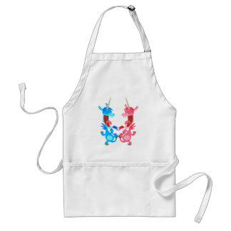 Cute Cartoon Dansende Eenhoorns Schort