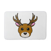 Cute Cartoon Deer Badmat (Voorkant)