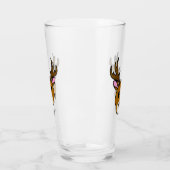 Cute Cartoon Deer Glas (Links)