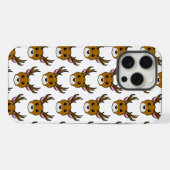 Cute Cartoon Deer iPhone Hoesje (Achterkant horizontaal)