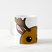Cute Cartoon Deer Koffiemok (Voorkant links)