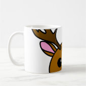Cute Cartoon Deer Koffiemok (Links)