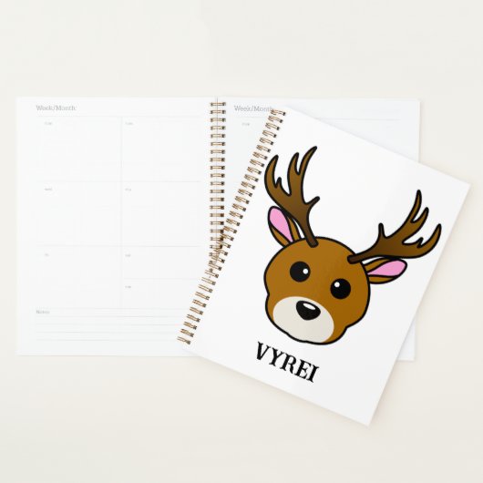 Cute Cartoon Deer Planner (Display)