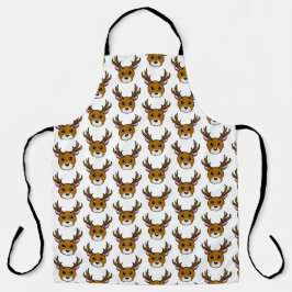 Cute Cartoon Deer Schort