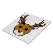 Cute Cartoon Deer Tegeltje (Zijkant)