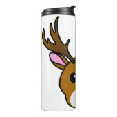 Cute Cartoon Deer Thermosbeker (Gedraaid links)