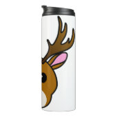 Cute Cartoon Deer Thermosbeker (Geroteerd rechts)