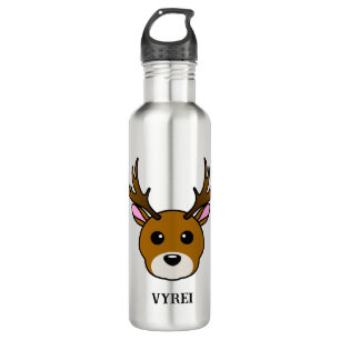 Cute Cartoon Deer Waterfles