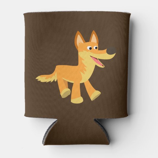 Cute Cartoon Dingo Blikjeskoeler (Voorkant)