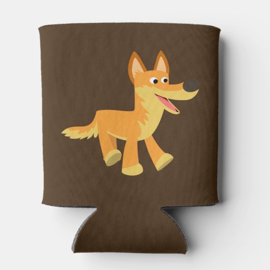 Cute Cartoon Dingo Blikjeskoeler (Achterkant)