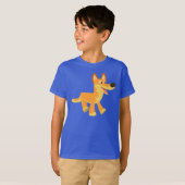 Cute Cartoon Dingo Children T-Shirt (Voorkant volledig)
