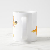 Cute Cartoon Dingo Grote Koffiekop (Achterkant)