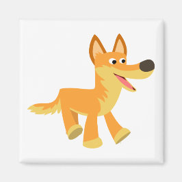 Cute Cartoon Dingo Magneet