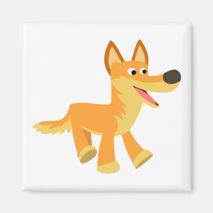 Cute Cartoon Dingo Magneet