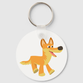 Cute Cartoon Dingo Sleutelhanger