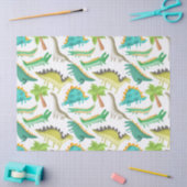 Cute Cartoon Dinosaur Decoupage Tissuepapier (Craft)