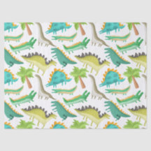 Cute Cartoon Dinosaur Decoupage