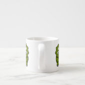 Cute Cartoon Dinosaur Espresso Kop (Achterkant)