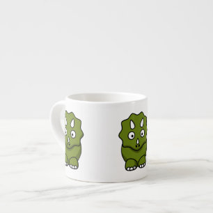 Cute Cartoon Dinosaur Espresso Kop