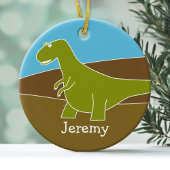 Cute Cartoon Dinosaur Ornament