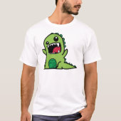 Cute cartoon dinosaur t-shirt (Voorkant)