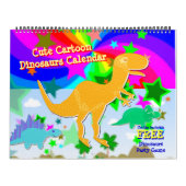 Cute Cartoon Dinosaurs Kinder agenda Kalender (Hoes)