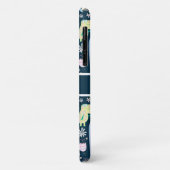 Cute Cartoon Dinosaurs Pattern Name Dark Blue Case-Mate iPhone Case (Achterkant/links)