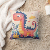  Cute Cartoon Dinosaurus Illustratie Peuter Kussen (Deken)