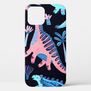 Cute cartoon dinosaurussen naadloos in schandalen Case-Mate iPhone case
