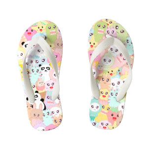 Cute cartoon doedels kinder teenslippers