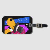 Cute Cartoon Dog in City Bagagelabel (Voorkant (horizontaal))