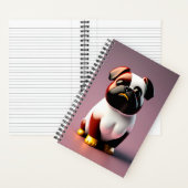 Cute Cartoon Dog Notitieboek (Binnen)
