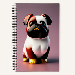 Cute Cartoon Dog Notitieboek