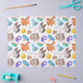 Cute Cartoon Dogs Bowls en Botten ontkoppelen Tissuepapier (Craft)