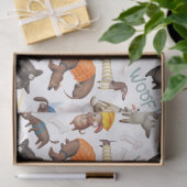 Cute Cartoon Dogs Decoupage Tissuepapier (Geschenk)