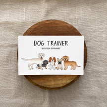 Cute Cartoon Dogs Illustratie - Dog Trainer
