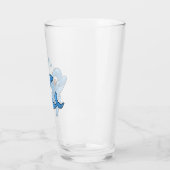 Cute Cartoon Dolphin Glas (Links)