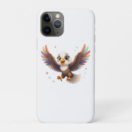 Cute Cartoon Eagle Flying – Friendly Vector Art Case-Mate iPhone Case