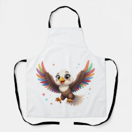 Cute Cartoon Eagle Flying – Friendly Vector Art Schort