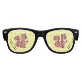 Cute cartoon eekhoorn met een pinda kinder zonnebril (Voorkant)