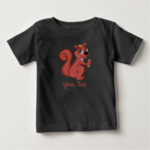 Cute cartoon eekhoorn met pinda T-Shirt