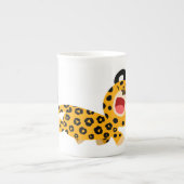 Cute Cartoon Facetious Leopard Bone China Mok (Voorkant)